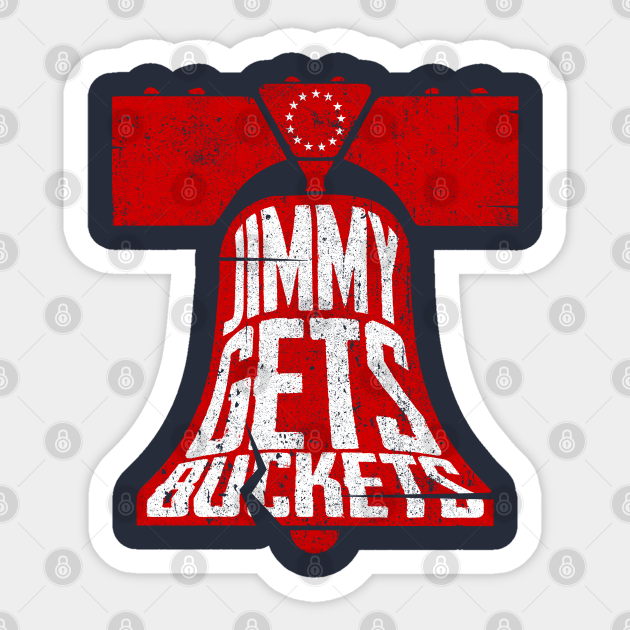 Jimmy Gets Buckets Jimmy Butler Sticker TeePublic